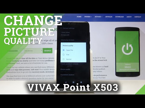 How to Change Picture Quality in VIVAX Point X503 – Increase Photo Quality