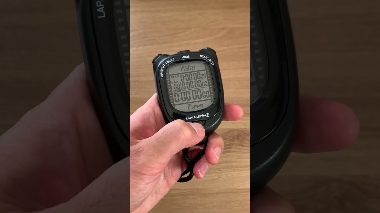 様々なフレームレートで測れるストップウォッチ『FILMMAKER PRO』を買ってみました。