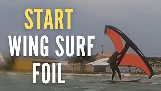 Como Velejar de Wing Surf Foil na Lagoa de Araruama / Figueira. Vdeo com o start de wing.