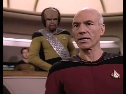 Star Trek: TNG - WIlliam Riker finally becomes the captain [S02E08 - A Matter of Honor]