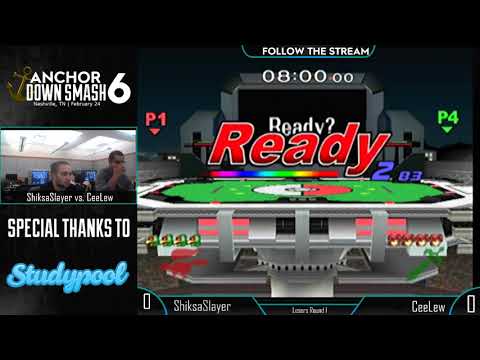 ADS6 - Melee Singles - ShiksaSlayer (Marth) VS CeeLew (Falco) - Losers Round 1