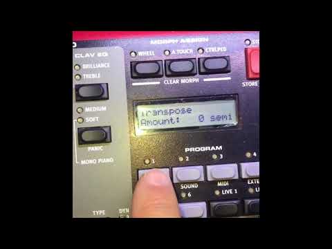 How to transpose Nord