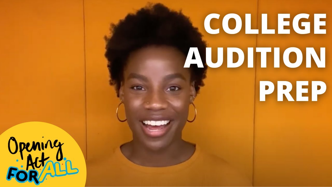 How to Prepare For a College Audition