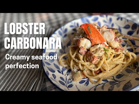 Carbonara With Lobster? Yes, Please!! | Perfect Date Night Meal!