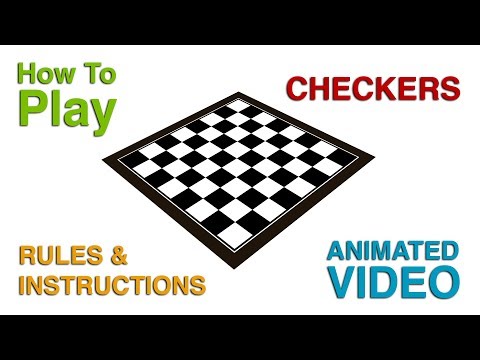 How To Play Checkers | Checkers Rules and Instructions | Learn Rules of Checkers
