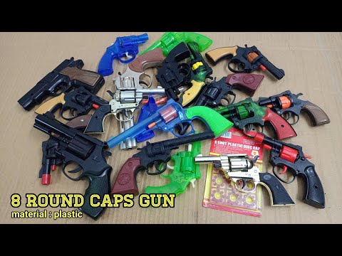 8 round toy cap guns (nostalgic/vintage/collector item)