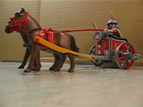 Playmobil roman chariot unboxing