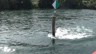 Schifffahrt auf dem Rhein vom Kreuzlingen nach Schaffhausen