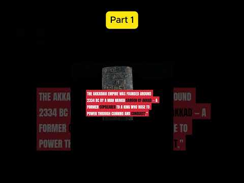 The Rise and Fall of the Akkadian Empire | The World’s First Empire   #ancienthistory  #shorts