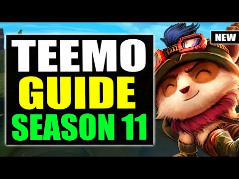 HOW TO PLAY TEEMO TOP SEASON 11 - (Best Build, Runes, Gameplay) - Teemo Gameplay Guide S11