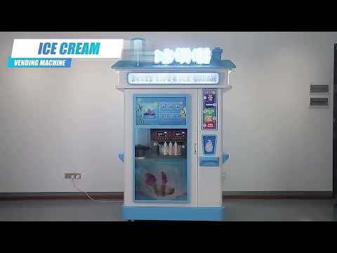 Ice Cream Vending Machine,Máquina expendedora de helados. #IceCream#VendingMachine#Helado
