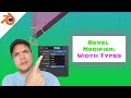 Blender Bevel Modifier Explained: The ULTIMATE Guide to Width Types and Scale