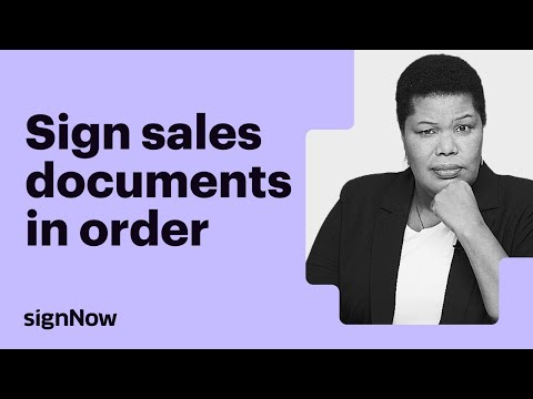 How to Remove Paperwork from Your Sales Processes with Signing Order