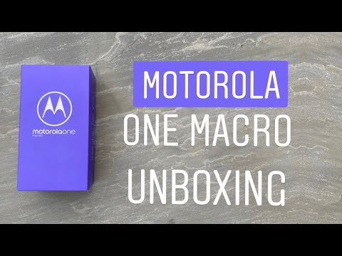 Unboxing The Motorola One Macro