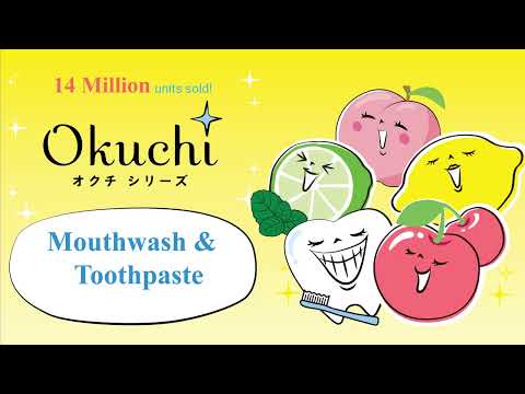 Japan Okuchi Refreshing LEMON/MINT/CHERRY/WHITENING/PEACH (LIMITED EDITION) Mouth Wash 5 packs