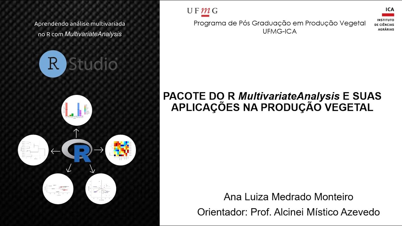 Defesa de dissertação: PACOTE DO R MultivariateAnalysis E SUAS APLICAÇÕES NA PRODUÇÃO VEGETAL