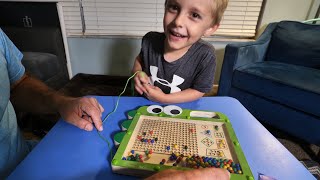 2 in 1 Magnetic Color and Number Maze & Drawing Board