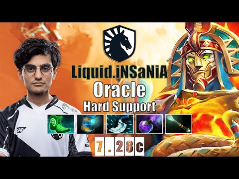 Oracle Hard Support | Liquid.iNSaNiA | BEST ORACLE SPAMMER IN DOTA 2 | 7.28c Gameplay Highlights