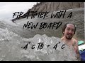 Humble swell: 16th of march with a first timer to the winter Lakes! POV!  4K!
