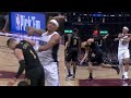 PAOLO BANCHERO PUSHES MAX STRUSS TELLS HIM STOP FLOPPING THEN GOES AT HIM