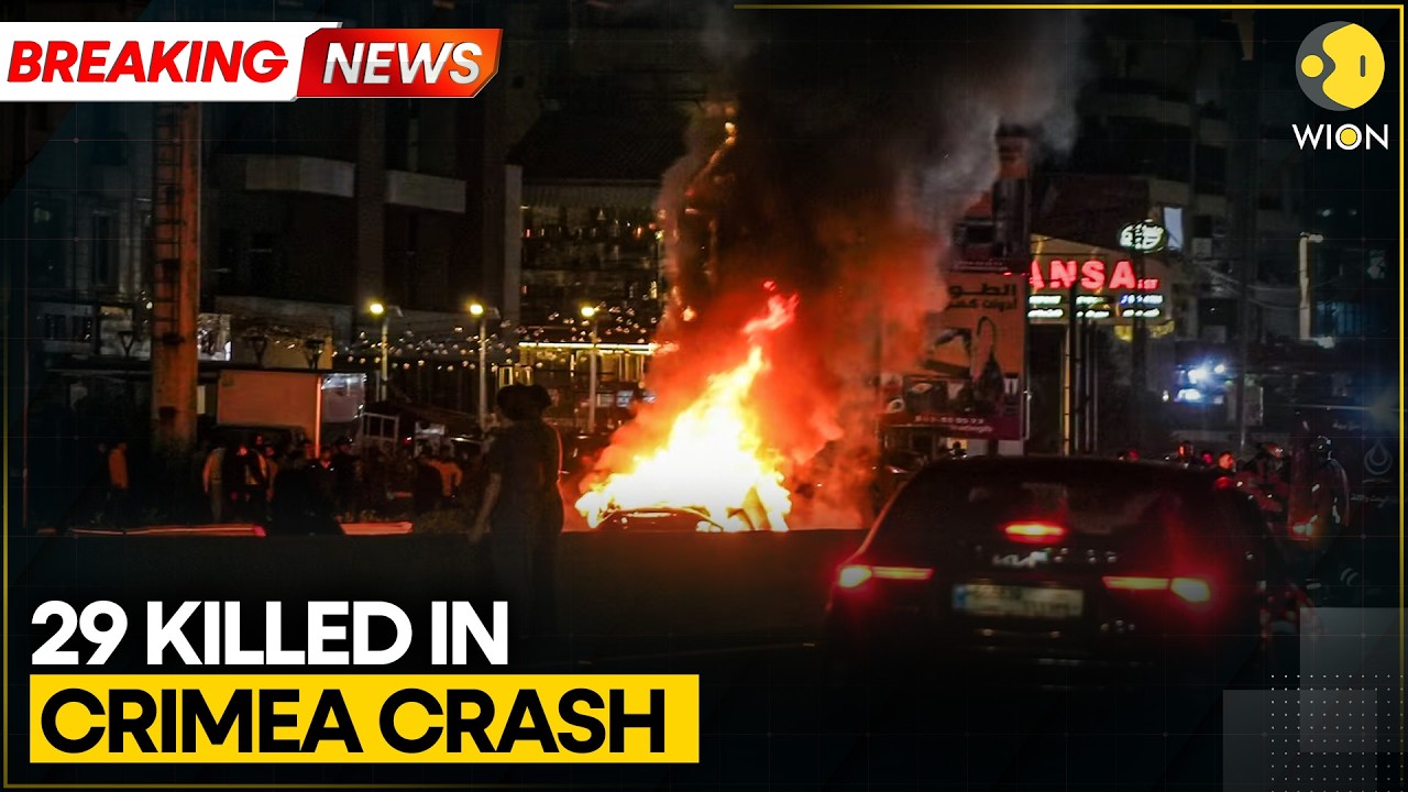 Breaking: 29 Dead After Russian Military Plane Crashes Into Cliff In Crimea | WION