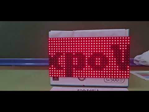 Vídeo 1 sobre el panel P10