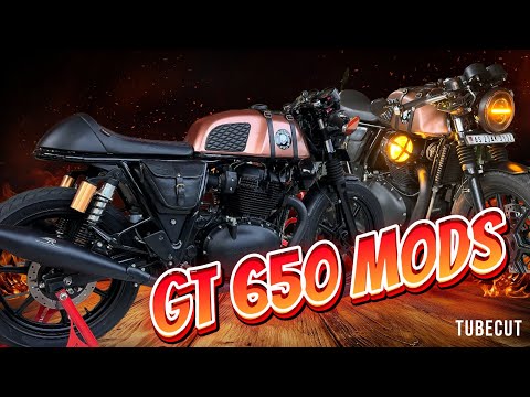 "Retro Revival: Continental GT 650 Transformed into a Stunning Retro Cafe Racer!" | GT650 Mods |