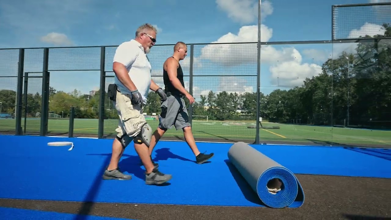Construção de campo de Padel - Polytan