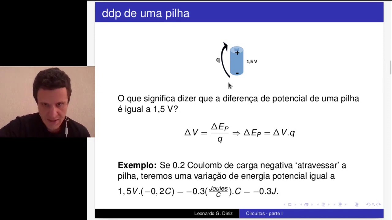 Diferença de potencial e corrente elétrica