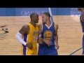Kobe Gives Curry Respect After Draining Long Three