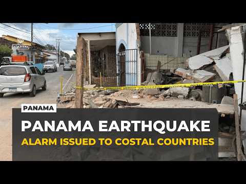 A powerful 7.2 magnitude earthquake strikes southern Panama, collapsing buildings