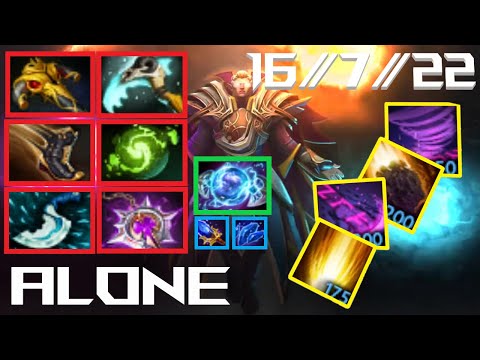 Alone Invoker Mid Lane Dota 2 Full Gameplay Patch 7.31b