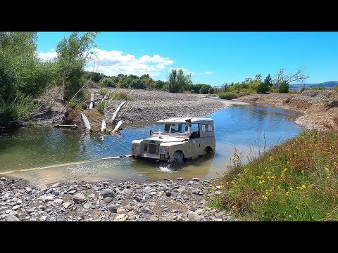 New Zealand Off-Roading at it's Best: Classic Land Rovers Take on the Waipara River