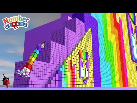 Numberblocks Step Squad NEW 1 to 378,000,000 BIGGEST - The Amazing Step Squad Numberblocks HUGE