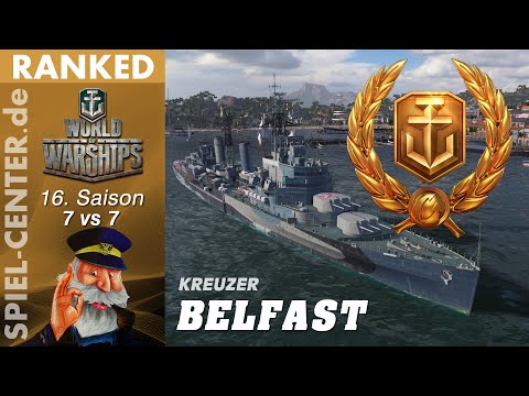 World of Warships: Gewertete Gefechte • Belfast [ von 12 auf 9* ]