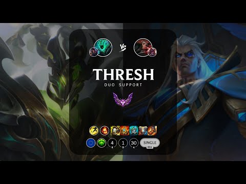 Thresh Support vs Swain - EUW Master Patch 13.12