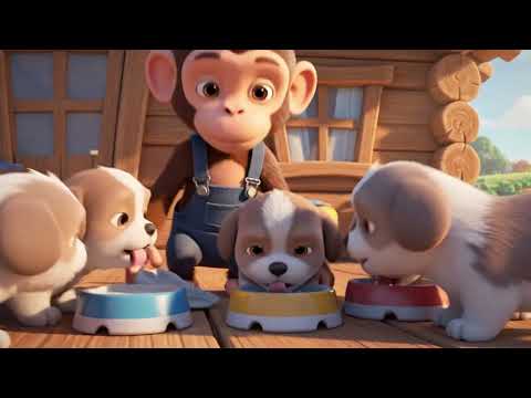 🐵 Cute Monkey King: Smart Farming & Heartwarming Animal Rescues! 🚜🍎