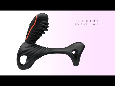 Ерекційне кільце Adrien Lastic Gladiator з пультом LRS розмір F