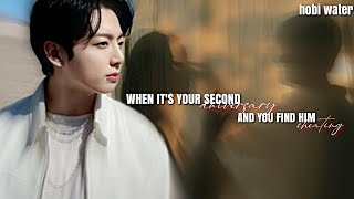 Download lagu when it's ur 2nd anniversary and u find him cheating on u || BTS ff || jungkook ff mp3
