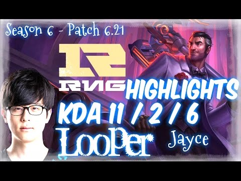 RNG Looper JAYCE vs IRELIA Top HIGHLIGHTS - Patch 6.21 KR Ranked