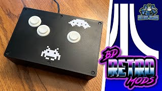 ATARI 2600 7800 Space Invaders Style Controller Review - BD Retro Mods