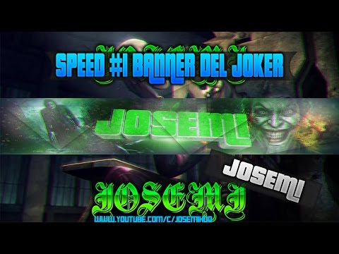 Speed Art #1 - Banner Joker l Josemi
