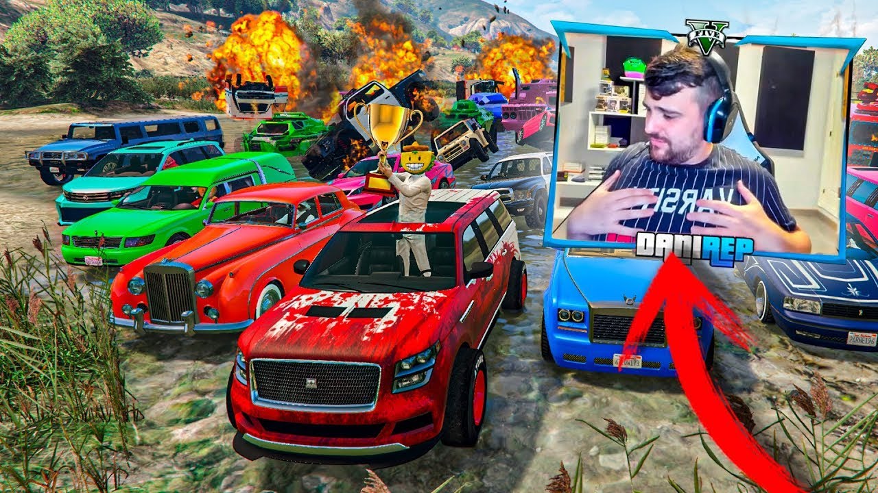 EL ÚLTIMO EXPLOTA CON COCHES ALEATORIOS! HAGO UN BAILE RARO!! - GTA 5 ONLINE
