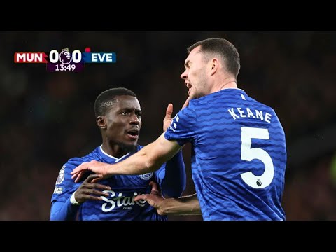 Footage of Idrissa Gana Gueye Slapping Michael Keane 😳 | Gana Gueye Red Card vs Manchester United 