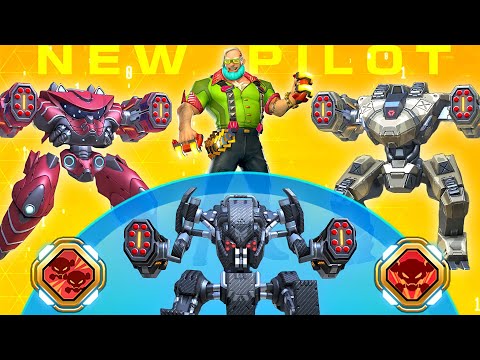 New Pilot Diesel - Missile Rack 16 with Redox Paragon & Sentinel - Mech Arena