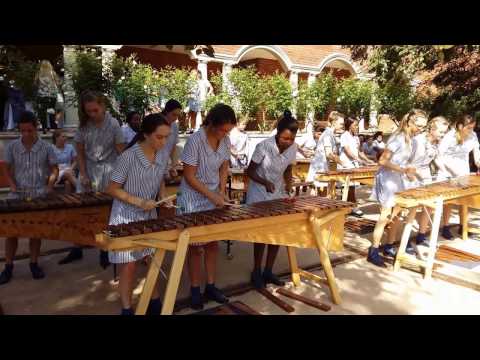 St Mary's DSG, Kloof - High School Marimba Band playing Heroes