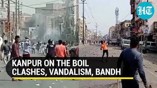 Violence in Kanpur: Muslims clash with police duri
