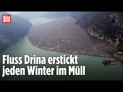 Drina-Fluss versinkt jährlich im Müll – Gefahr für Mensch und Natur