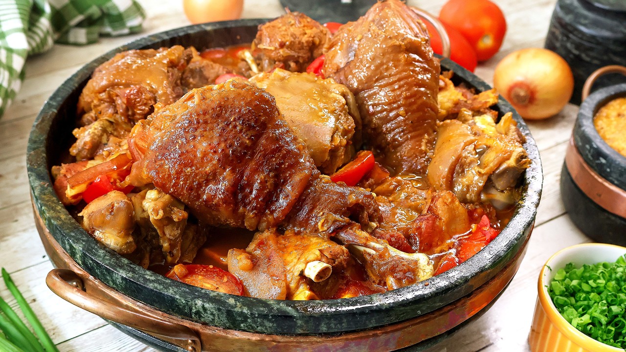 COMO FAZER GALO-PÉ MINEIRO, O FAMOSO GALO COZIDO COM PÉ DE PORCO QUE LEMBRA COMIDA DE VÓ