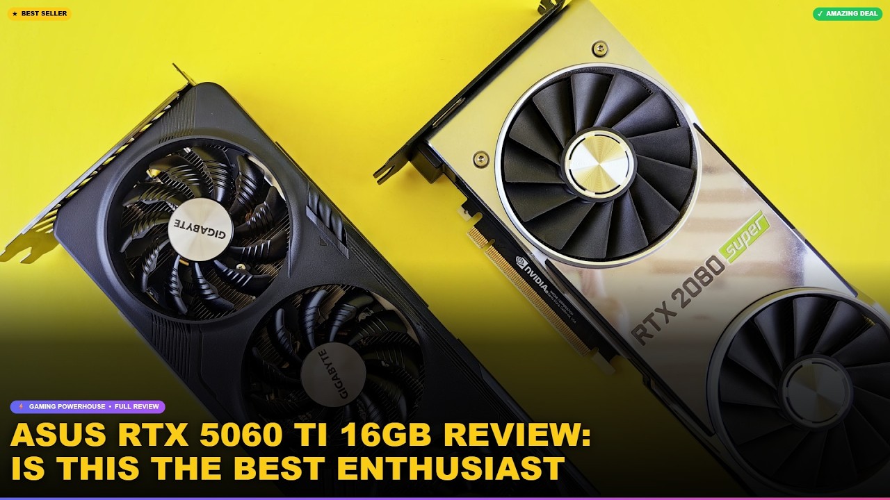 ASUS RTX 5060 Ti 16GB Review: Is This the Best Enthusiast GPU for the Price? review video